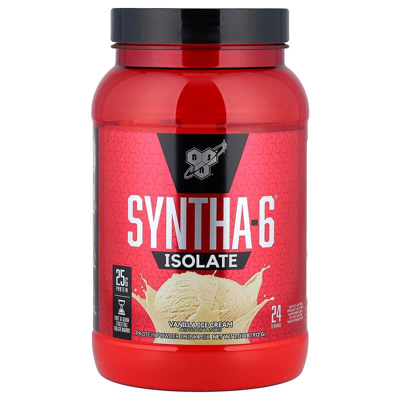 BSN, Syntha-6® Isolate, Mélange de Boisson en Poudre 2.01 lbs (912 g) - BSN 912g whey protein