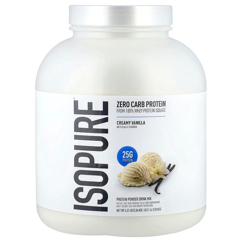 Isopure Low Carb Protéine en Poudre 4.51 lb (2.04 kg) - Isopure 2040g whey protein