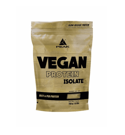 PEAK Vegan Protein Isolate 750g - PEAK 750g whey protein